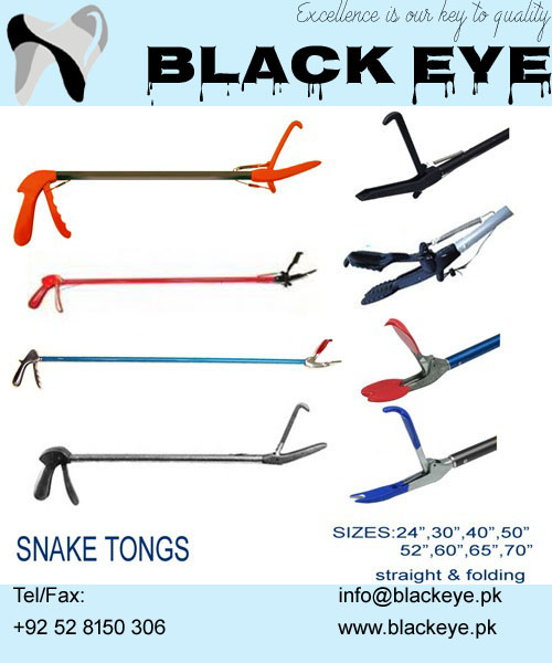 Snake tongs